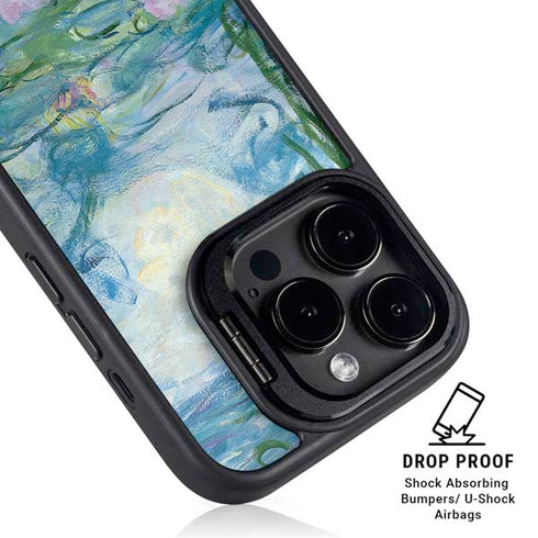 Waterlilies, 1916-19 by Monet iPhone 15 Pro Kickstand Case